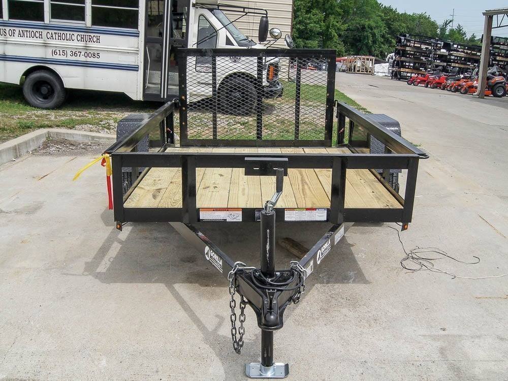 5×8 Powder Coated Dovetail Utility Trailer Single 3,500lb Axle - Prioka