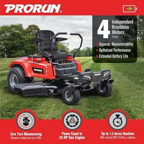 60V Zero Turn Riding Lawn Mowers. - Prioka