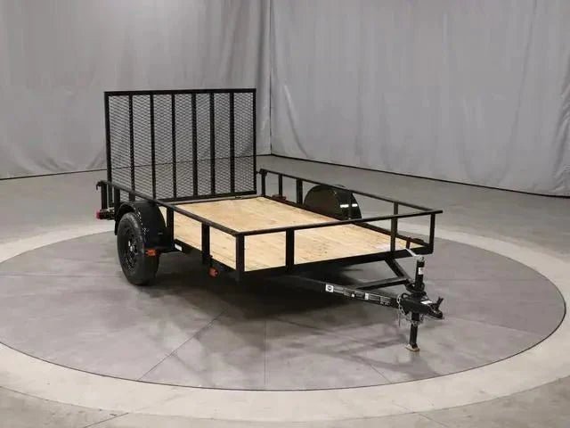 6×10 Single Axle Utility Trailer – Wood Floor & LED Lights – UK Fast Gas - Prioka