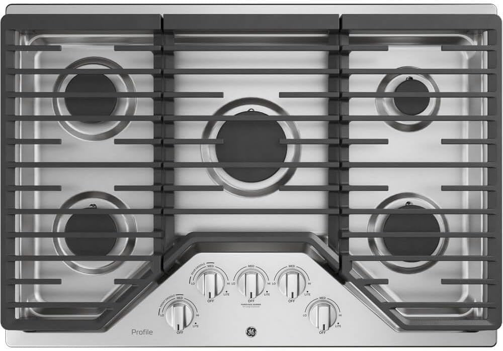 GE Profile PGP7030SLSS 30″ Built-in Gas Cooktop