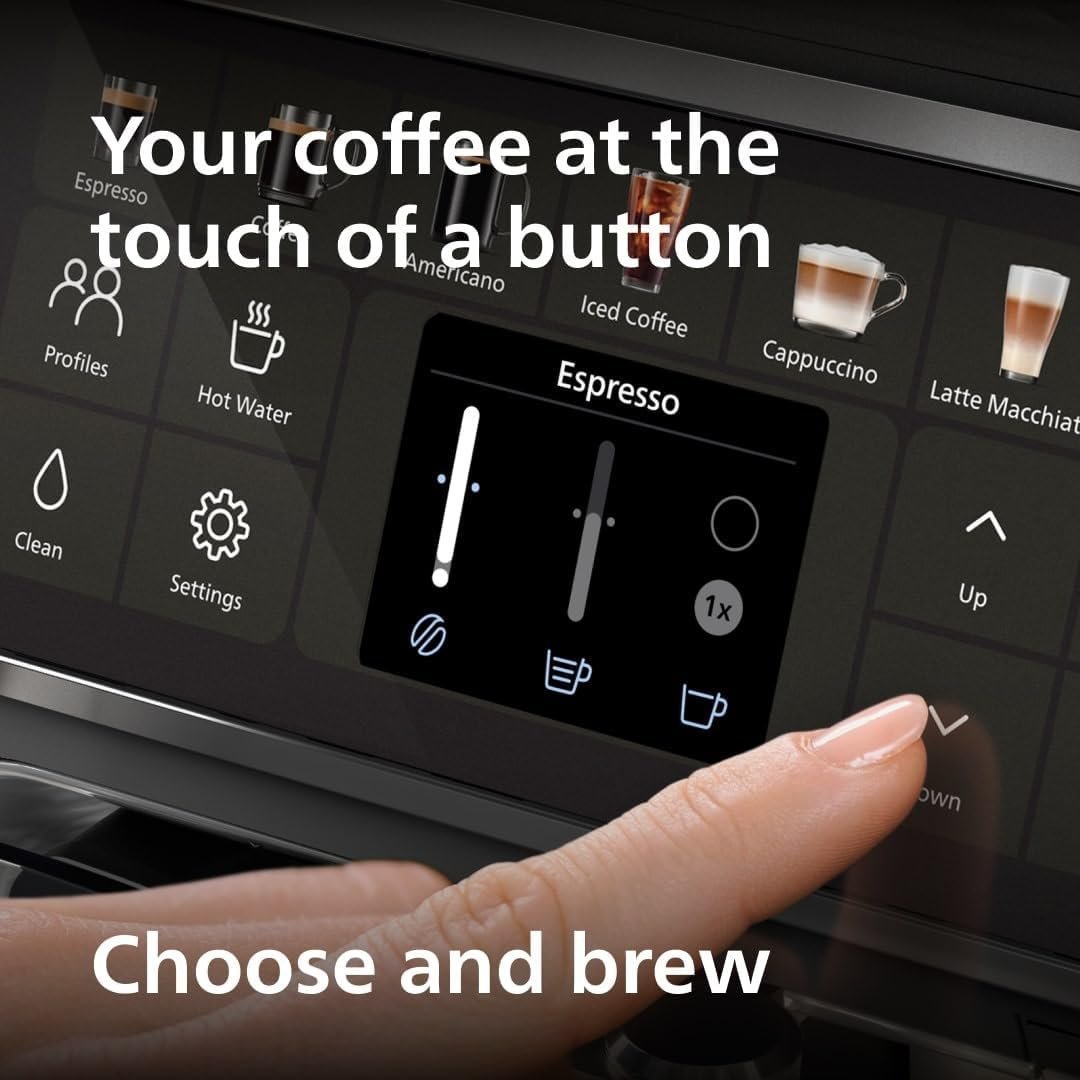 Philips 4400 Fully Automatic Espresso Machine with LatteGo & Iced Coffee