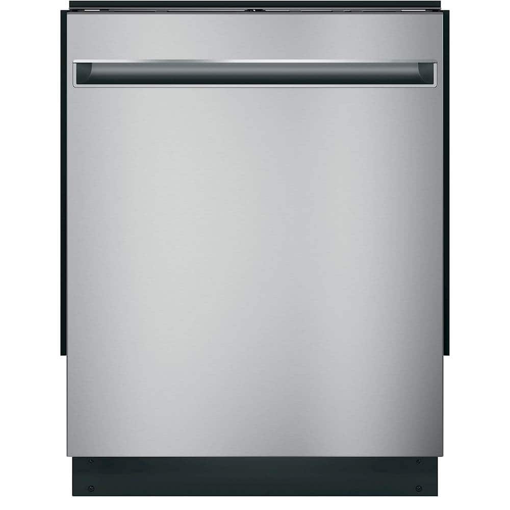 GE – 24″ Top Control Built-In Stainless Steel Tub Dishwasher with 3-Level Wash and 51 dBA – Stainless Steel