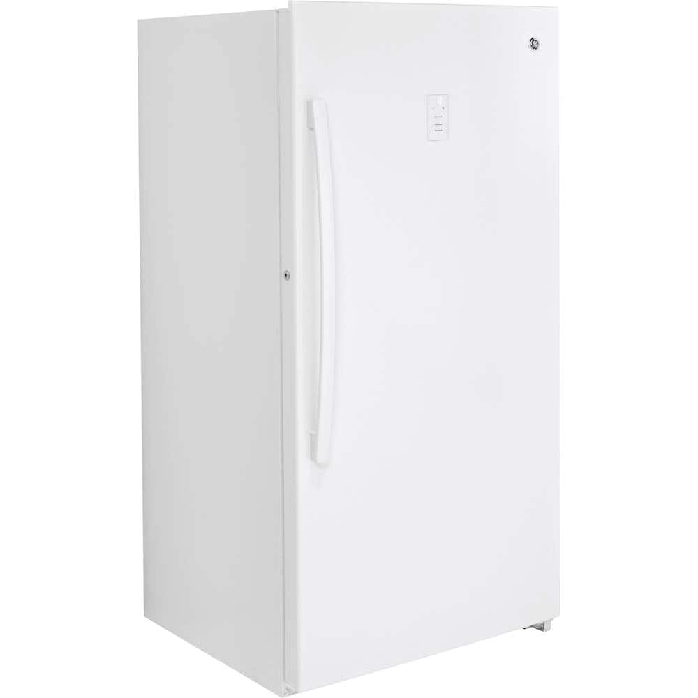 GE – 17.3 Cu. Ft. Frost-Free Upright Freezer – White