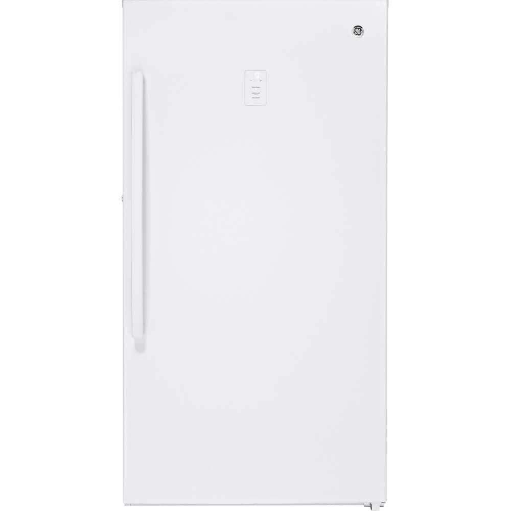 GE – 17.3 Cu. Ft. Frost-Free Upright Freezer – White