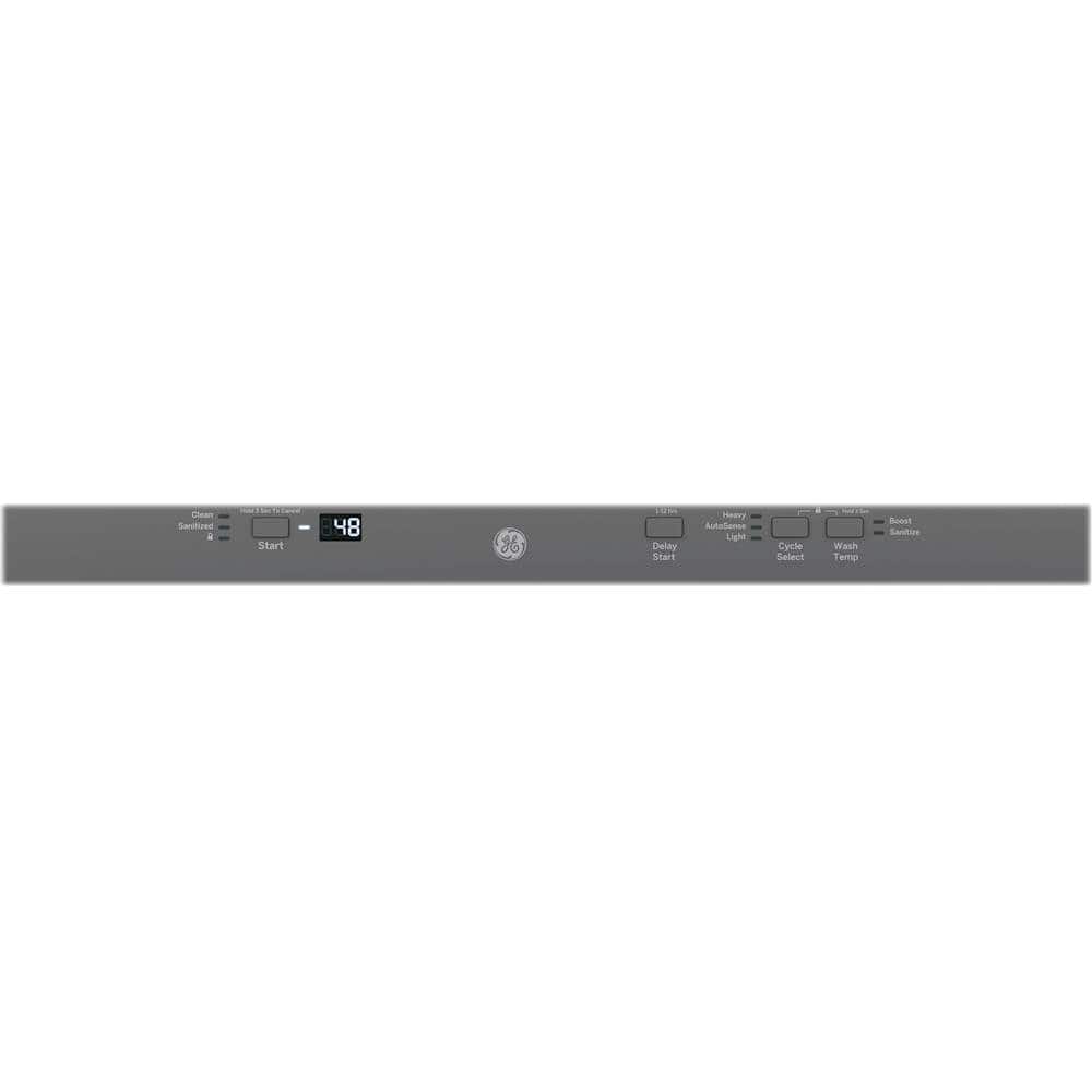 GE – 24″ Top Control Built-In Stainless Steel Tub Dishwasher with Hidden Electric Controls and 51 dBA – Stainless Steel
