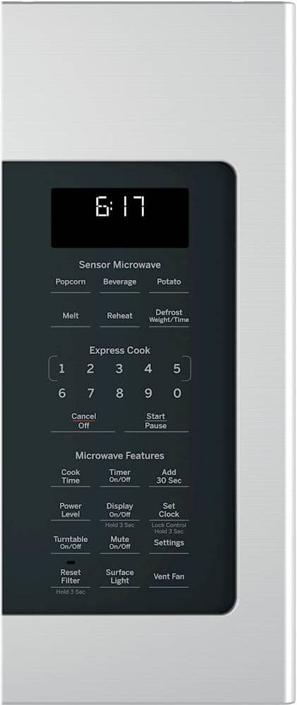 GE – 1.7 Cu. Ft. Over-the-Range Microwave with Sensor Cooking and Defrost – Stainless Steel