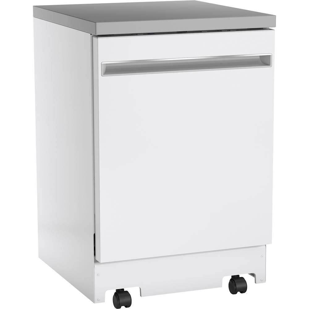 GE – 24″ Portable Dishwasher – White