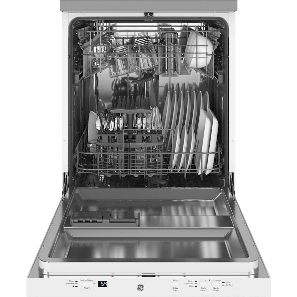 GE – 24″ Portable Dishwasher – White