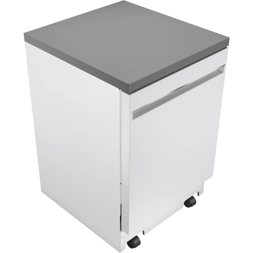 GE – 24″ Portable Dishwasher – White