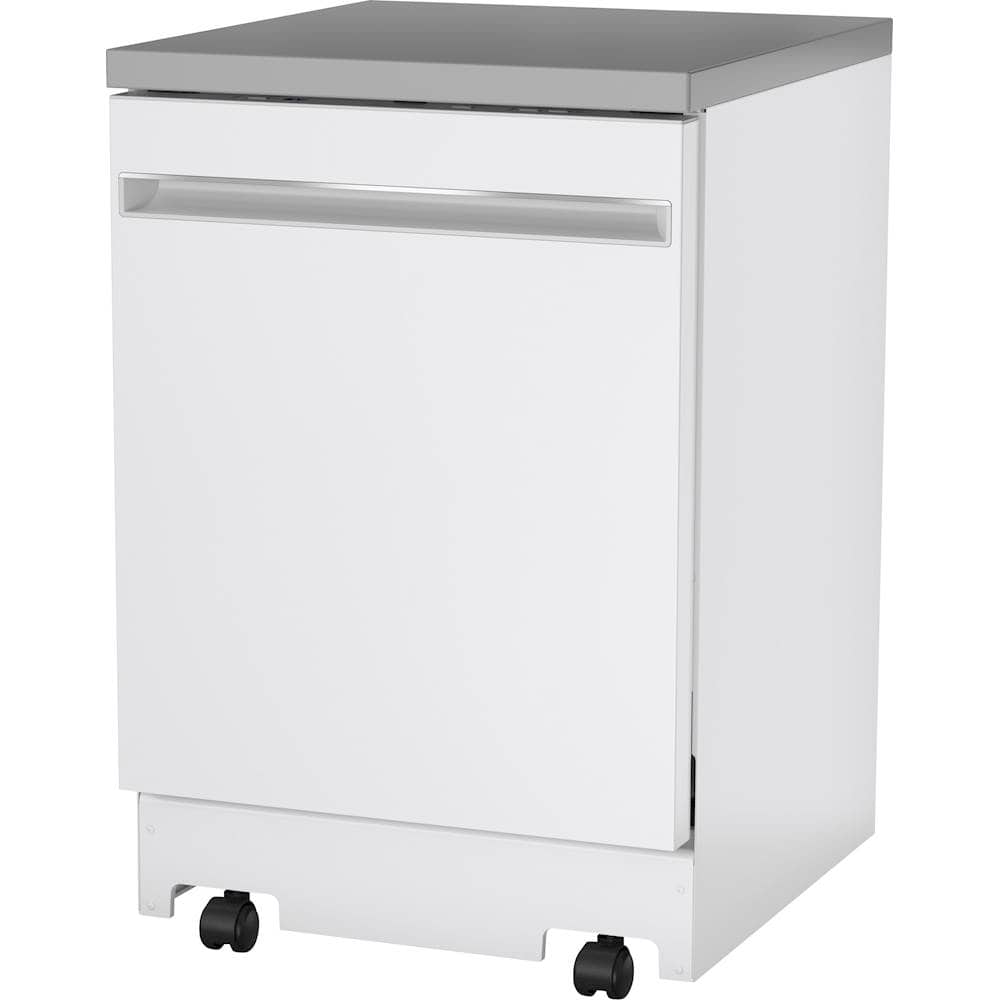 GE – 24″ Portable Dishwasher – White