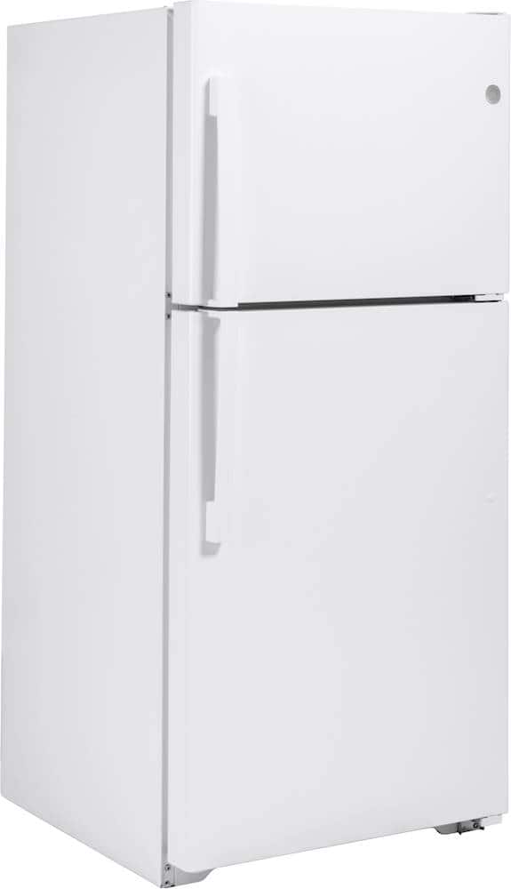 GE – 30 in. Wide 19.2 Cu. Ft. Top-Freezer Refrigerator with Premium Inner Door Modular Bins – White