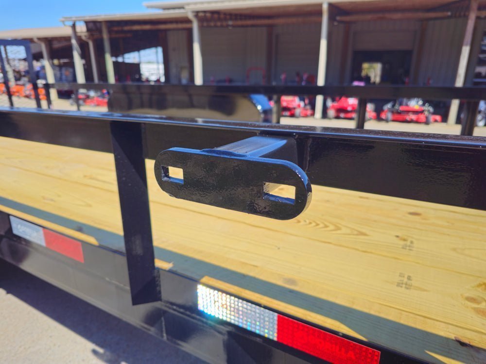6’4″ x 16 Utility Trailer Double Axle Dovetail With Gate Powder Coated (2) 3500lb Axles - Prioka