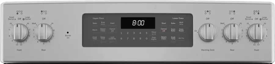 Whirlpool 6.7 Cu. Ft. Electric Double Oven Range with True Convection