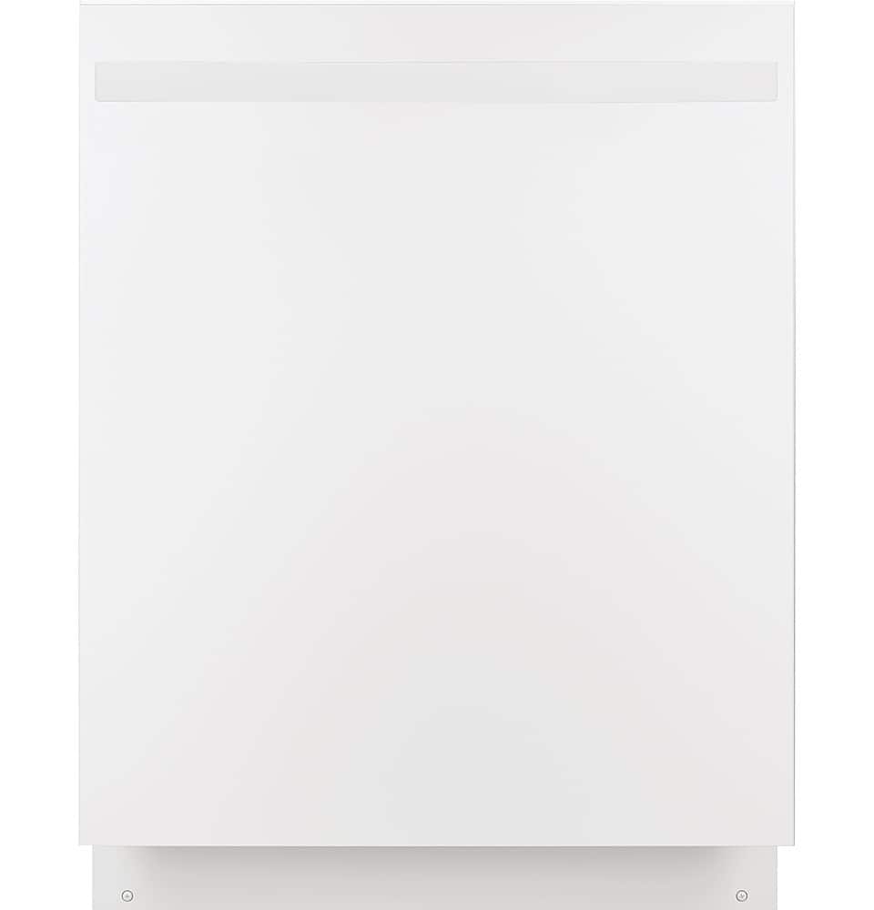 GE – 24″ Top Control Built-In Stainless Steel Tub Dishwasher with Autosense Cycle and 51 dBA – White