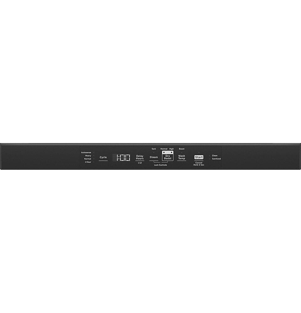 GE – 24″ Top Control Built-In Plastic Tub Dishwasher with Sanitize Cycle and 52 dBA – Black