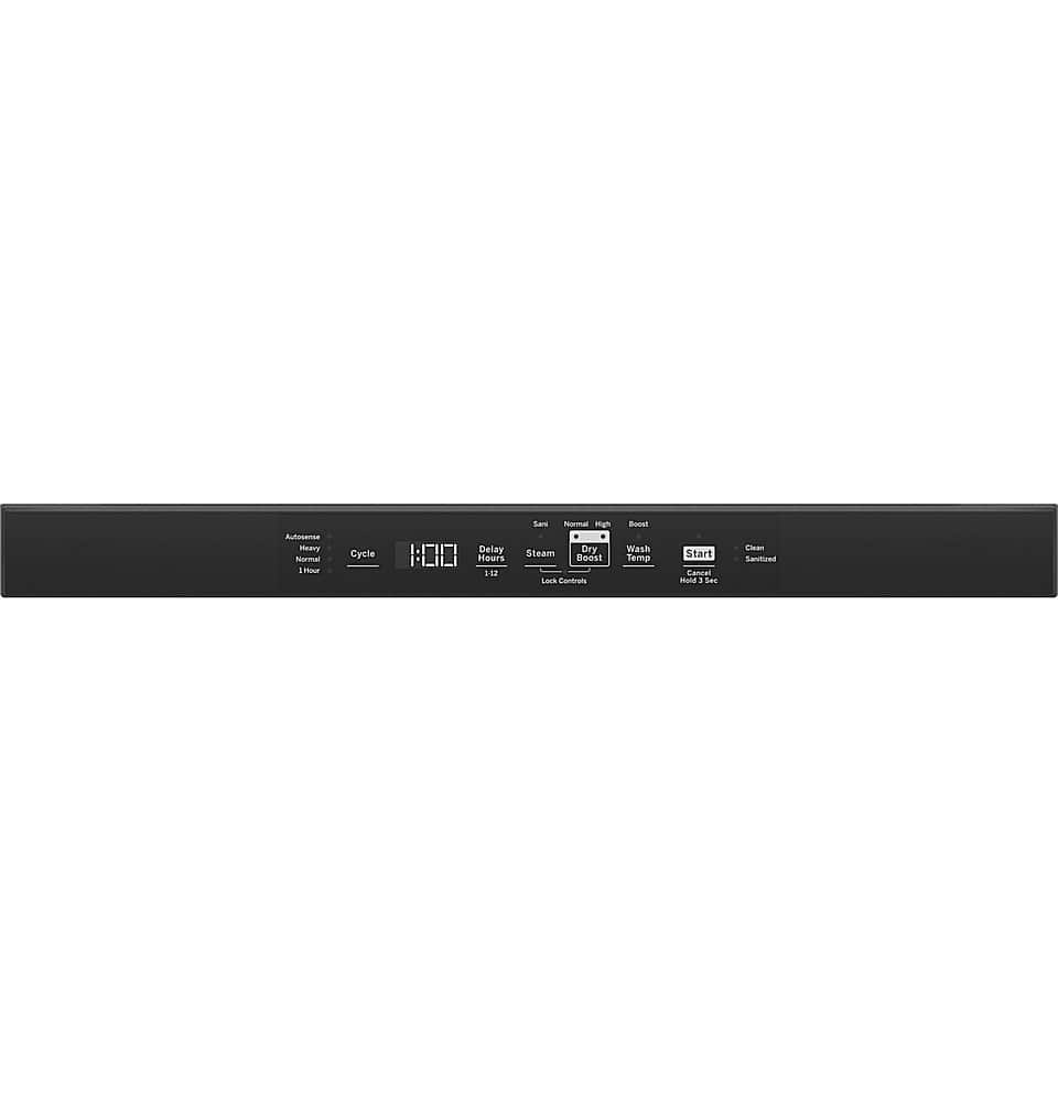 GE – 24″ Top Control Built-In Plastic Tub Dishwasher with Sanitize Cycle and 52 dBA – Slate