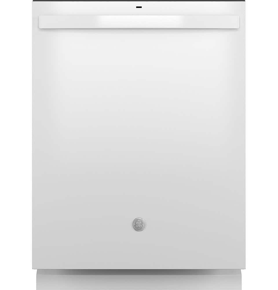 GE – 24″ Top Control Built-In Plastic Tub Dishwasher with 3rd Rack, Dry Boost and 50 dBA – White