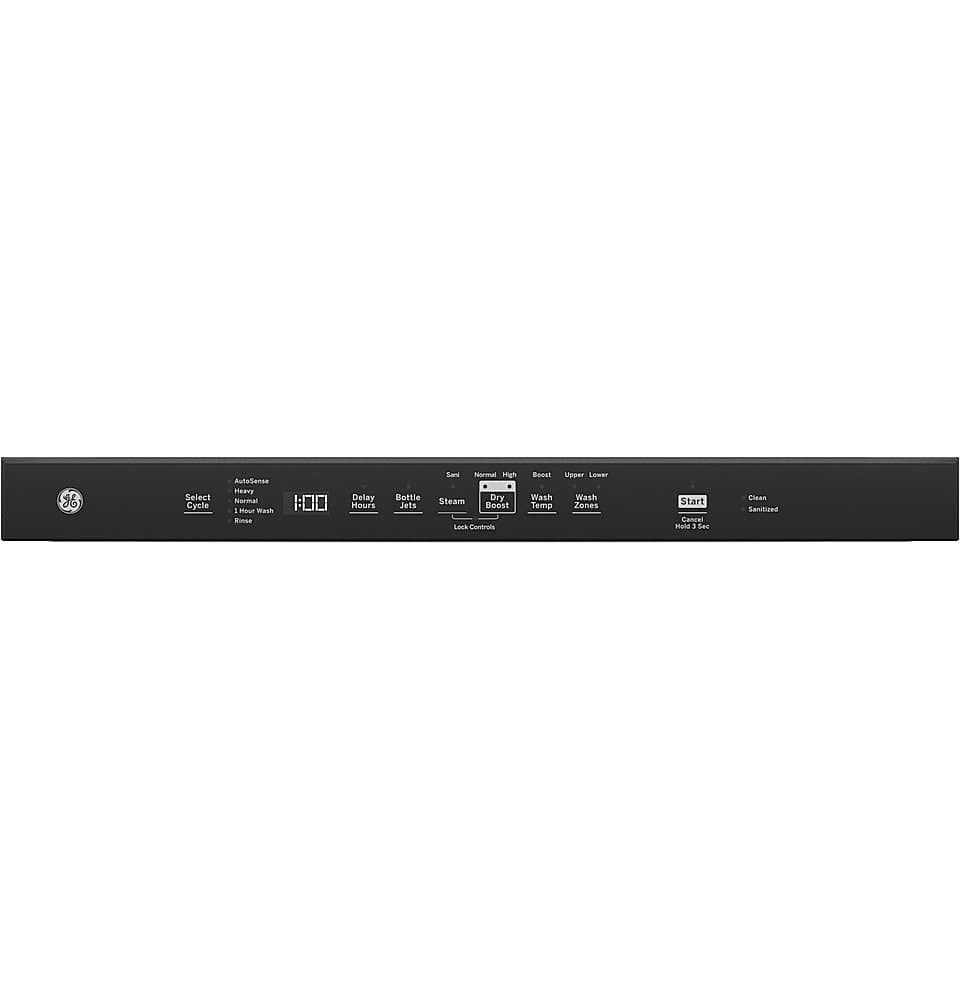 GE – 24″ Top Control Built-In Plastic Tub Dishwasher with 3rd Rack, Dry Boost and 50 dBA – White