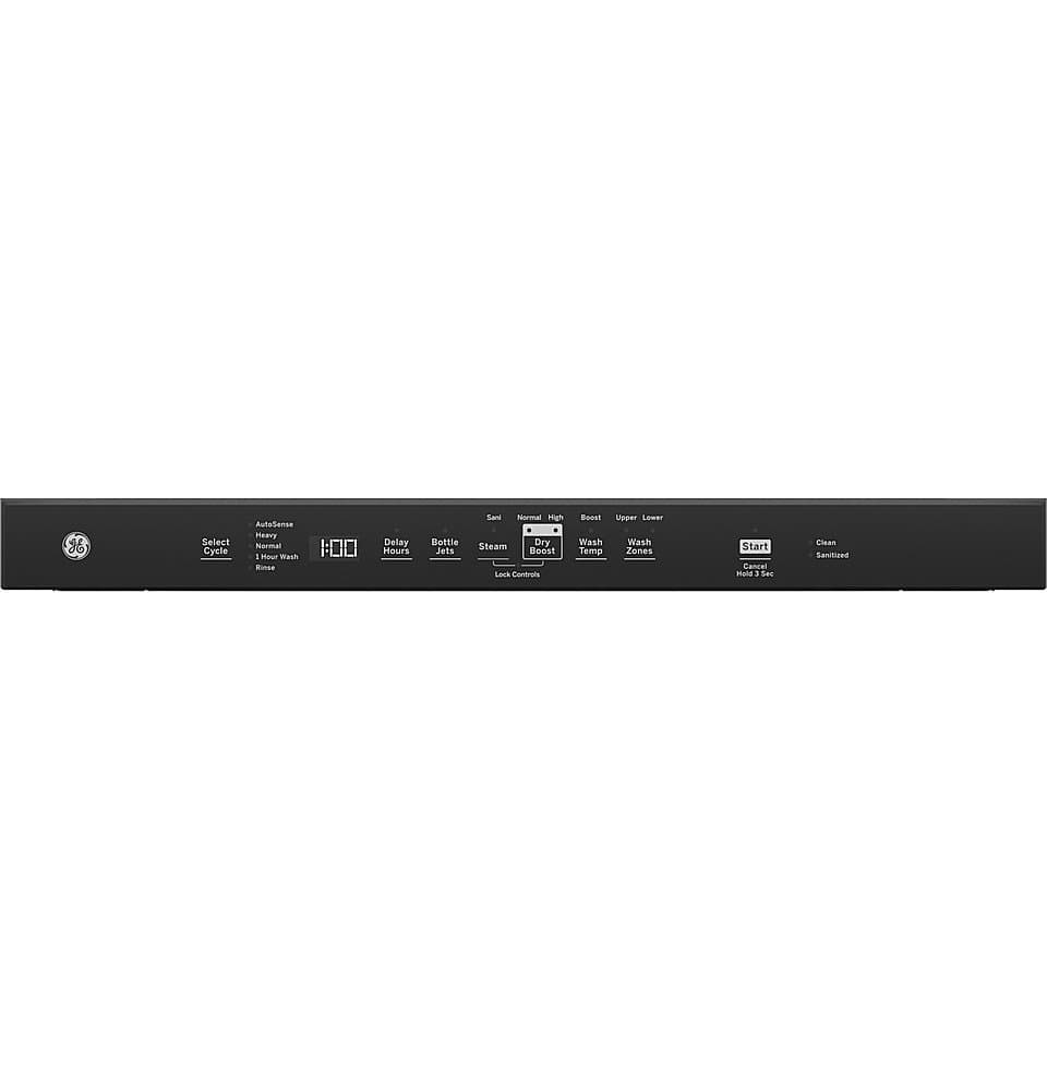 GE – 24″ Top Control Built-In Plastic Tub Dishwasher with 3rd Rack, Sanitize Cycle and 50 dBA – Stainless Steel