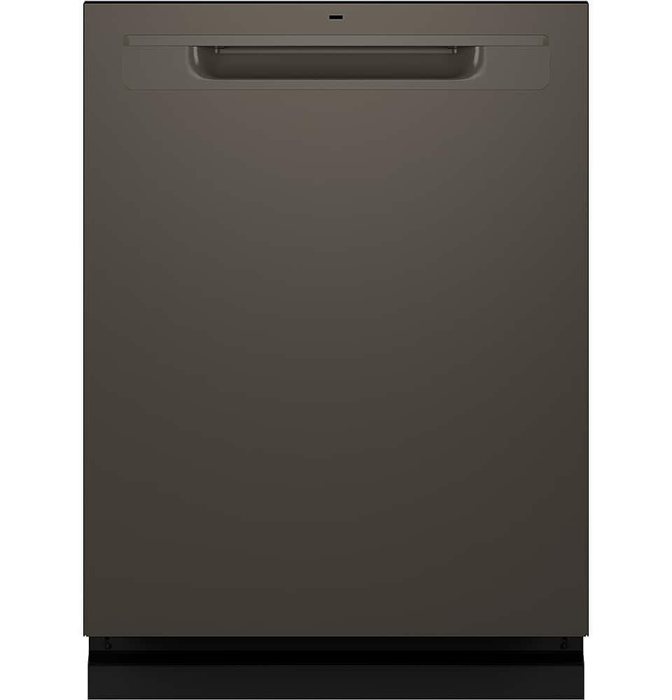 GE – 24″ Top Control Smart Built-In Stainless Steel Tub Dishwasher with 3rd Rack, Sanitize Cycle and 45 dBA – Slate