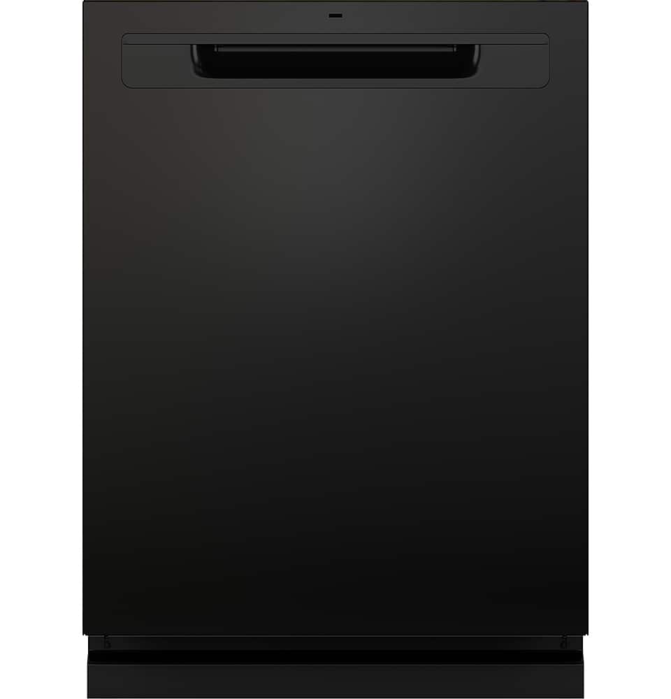 GE – 24″ Top Control Smart Build in Stainless Steel Tub Dishwasher with 3rd Rack, Santize Cycle and 45 dBA – Black