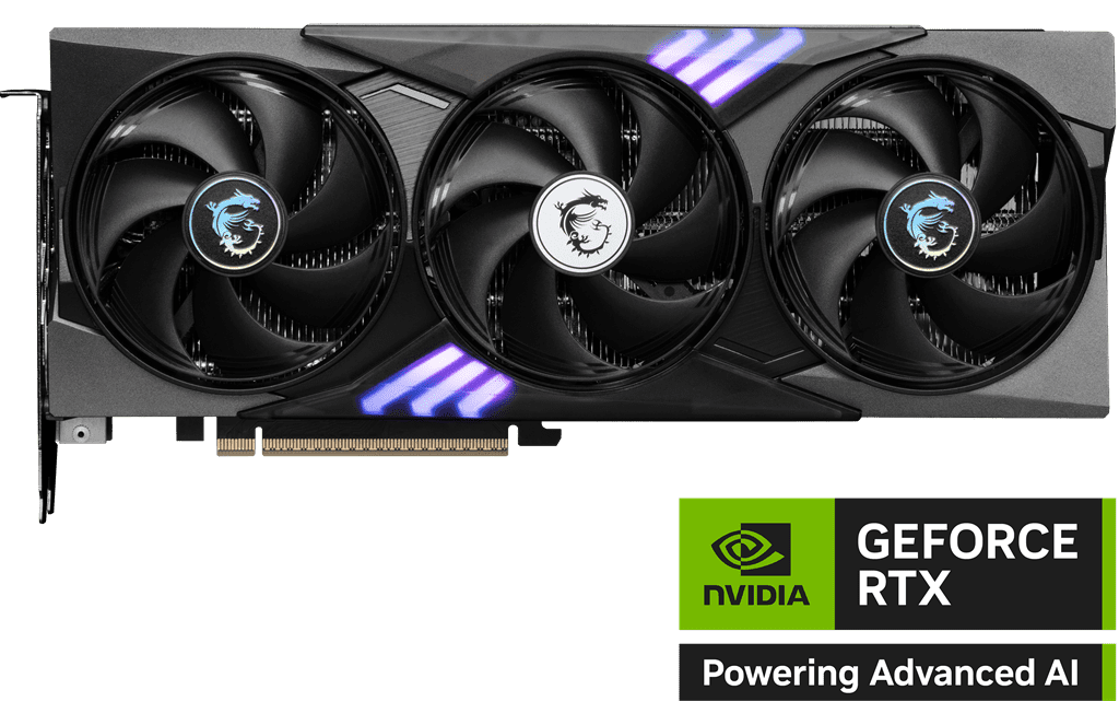 MSI GeForce RTX 5060 Ti 16G GAMING TRIO OC Graphics Card, 16GB GDDR7, DPx3, HDMIx1, DLSS 4