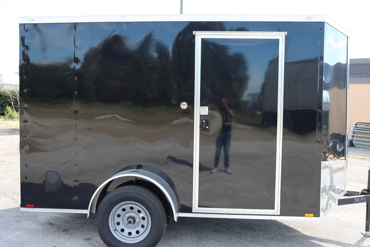 Spartan 6X10 Base Black Enclosed Cargo Trailer | Black |
