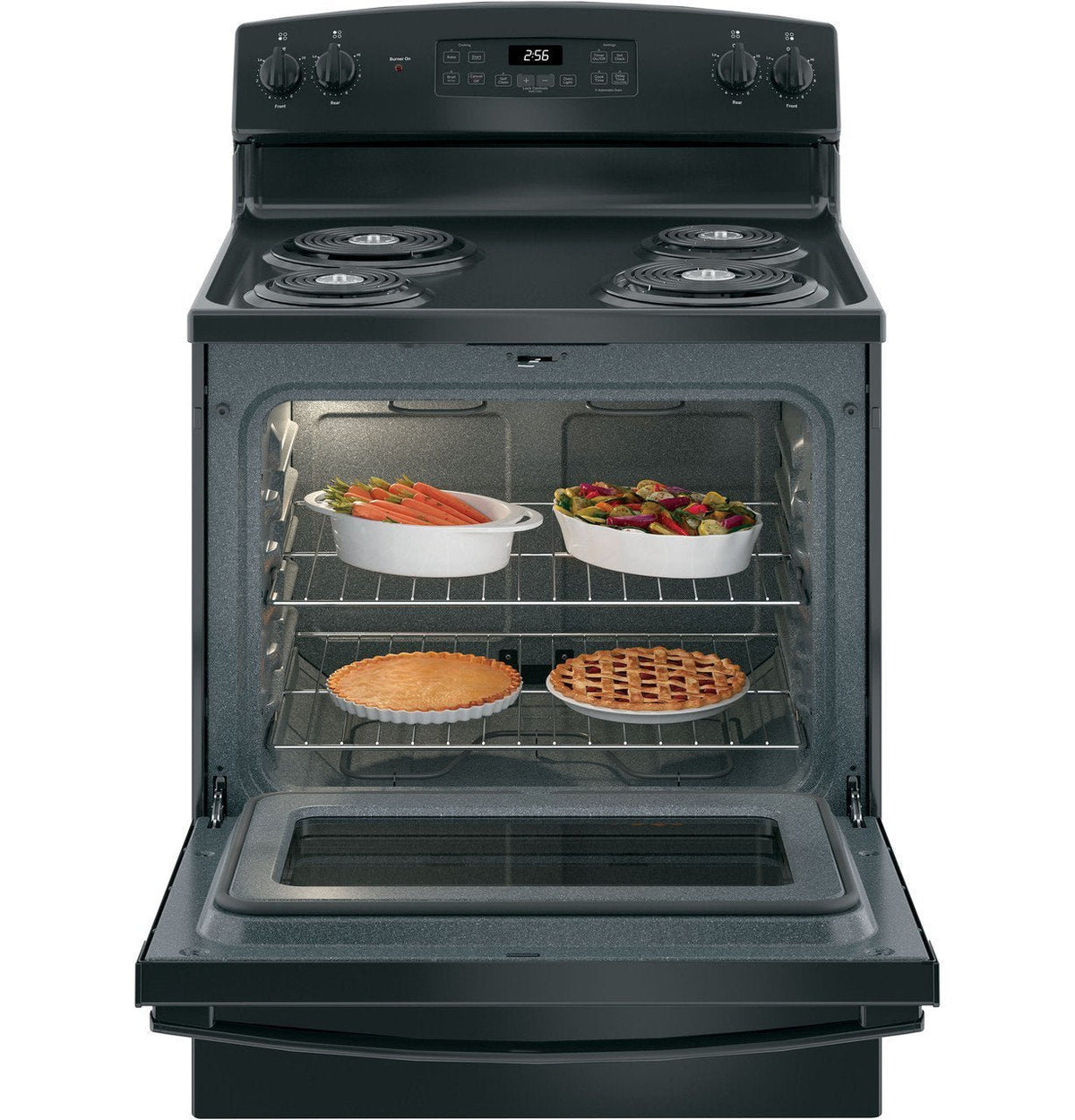 GE 30″ Freestanding Electric Range JB256DMBB
