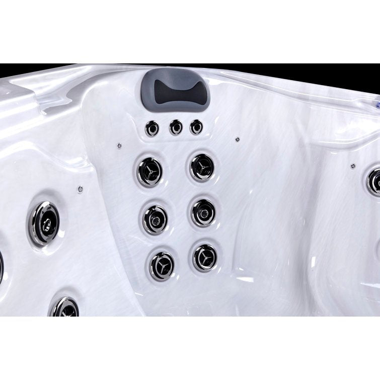 76 – Jet Acrylic Square Hot Tub with Ozonator - Prioka