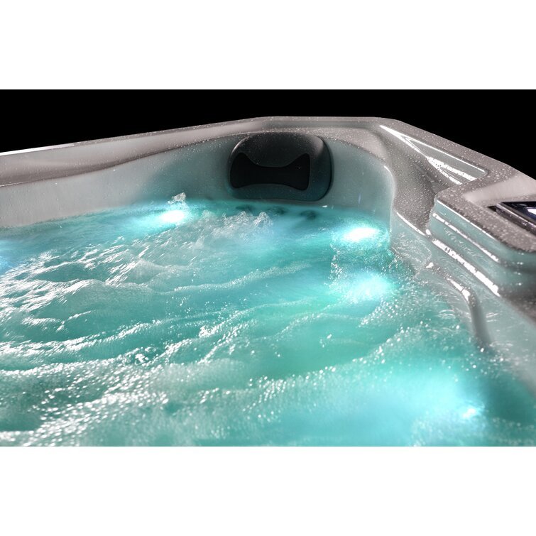 76 – Jet Acrylic Square Hot Tub with Ozonator - Prioka