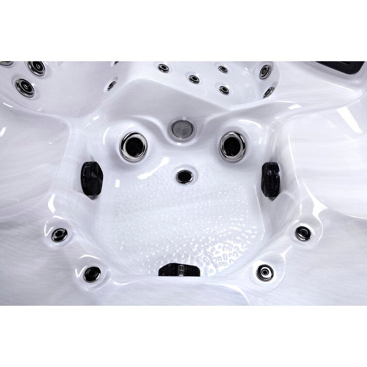 76 – Jet Acrylic Square Hot Tub with Ozonator - Prioka