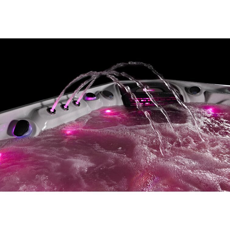 76 – Jet Acrylic Square Hot Tub with Ozonator - Prioka