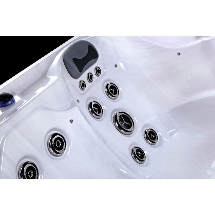 76 – Jet Acrylic Square Hot Tub with Ozonator - Prioka