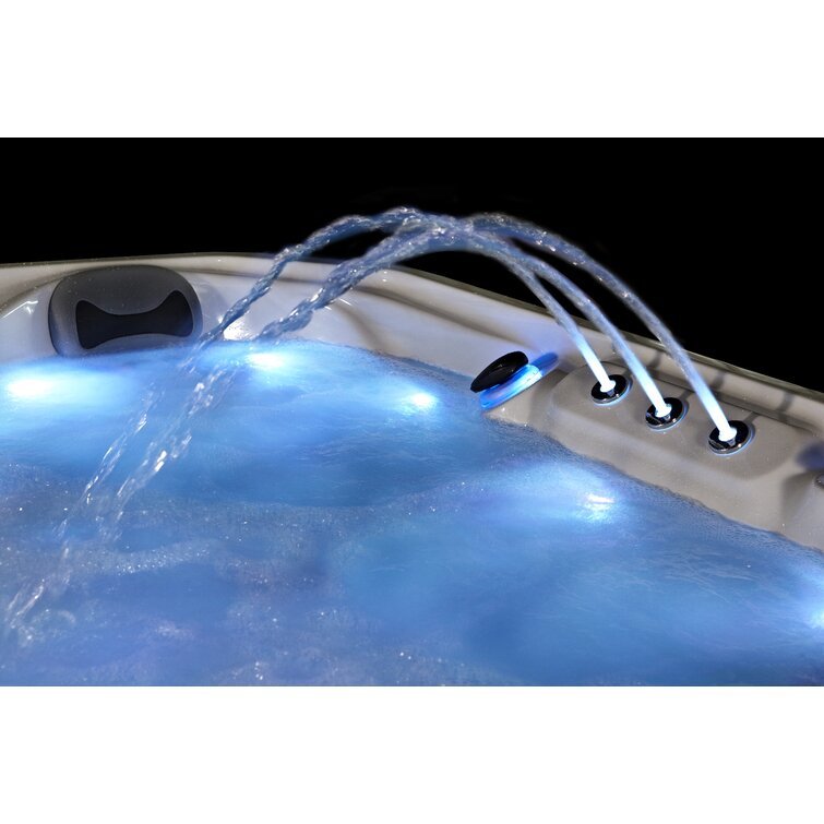 76 – Jet Acrylic Square Hot Tub with Ozonator - Prioka