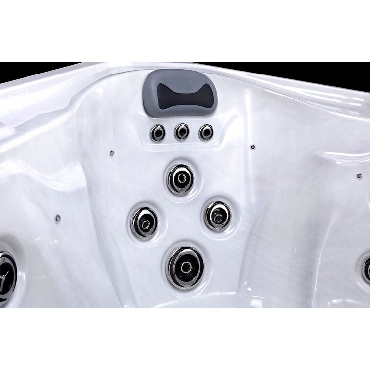 76 – Jet Acrylic Square Hot Tub with Ozonator - Prioka