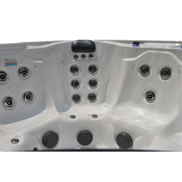 76 – Jet Acrylic Square Hot Tub with Ozonator - Prioka