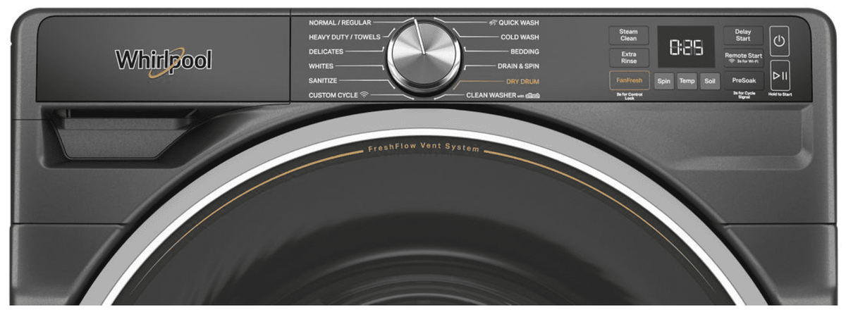 Whirlpool WFW6720RU  27-Inch 5.0 cu. ft. Smart Front Load  Washer, White