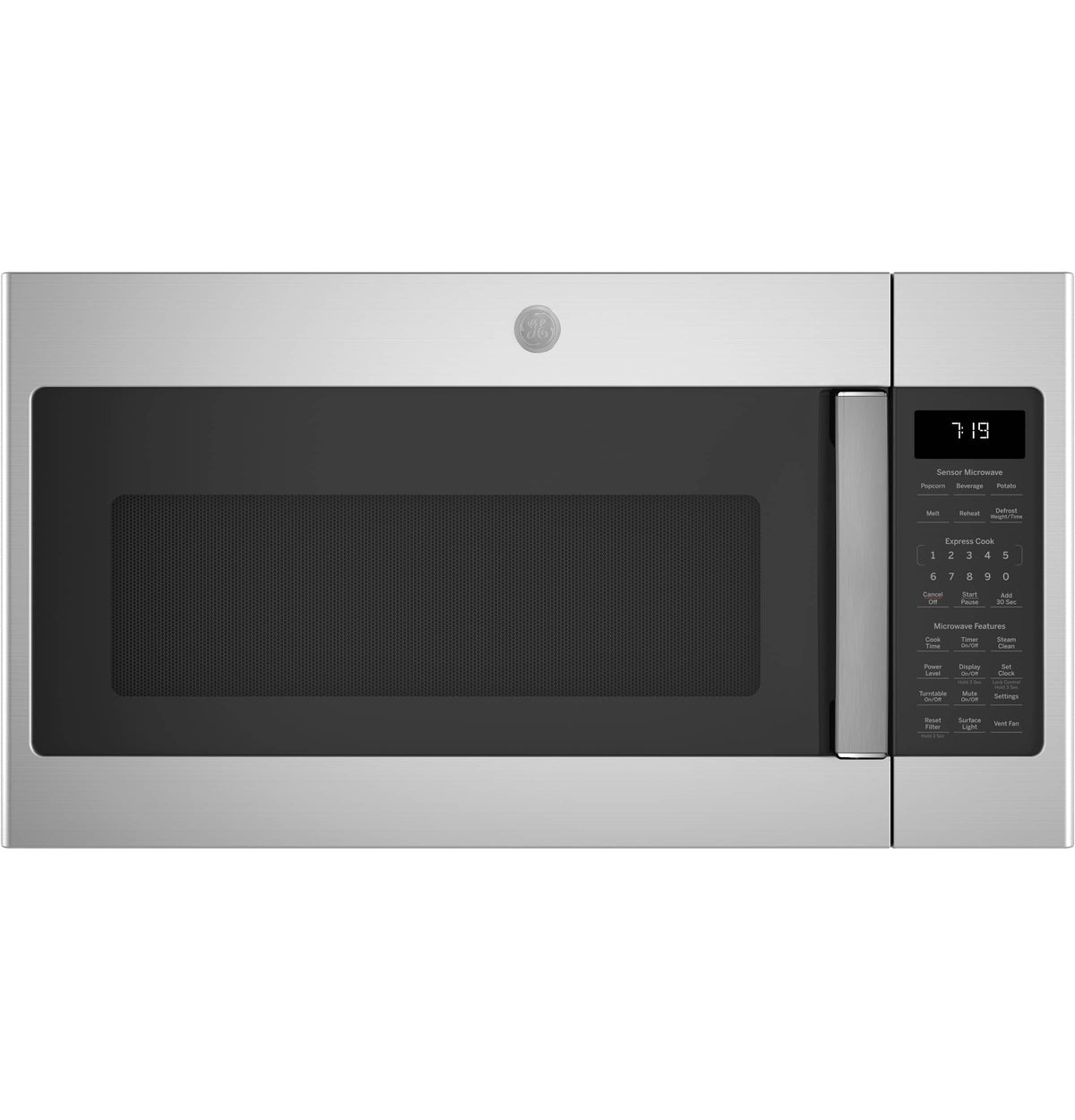 GE – 1.9 Cu. Ft. Over-the-Range Microwave with Sensor Cooking and Steam Cleaning – Stainless Steel