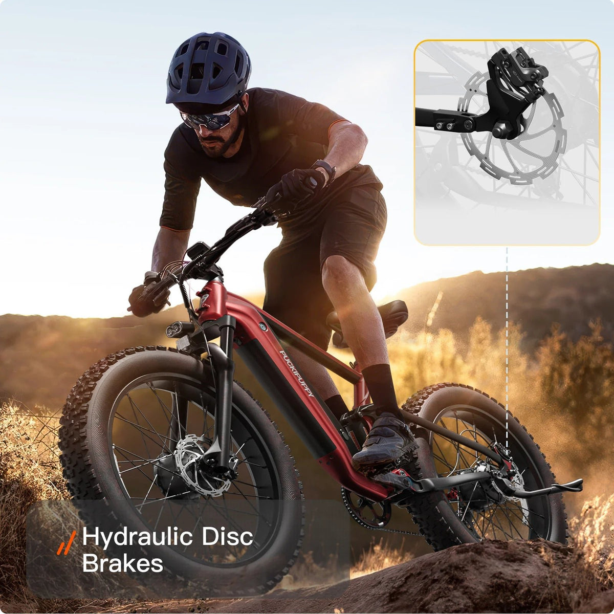 PUCKIPUPPY GoldenR Dual-Motor E-Bike