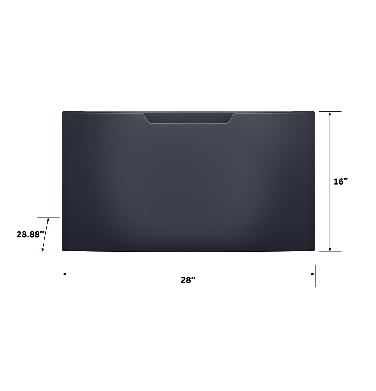 GE – 28 in. Wide and 16 in. Tall Laundry Pedestal with Storage Drawer for Select Washers and Dryers – Sapphire Blue