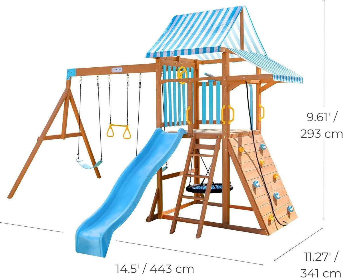 Teamson Kids Laguna Swing Set Playset