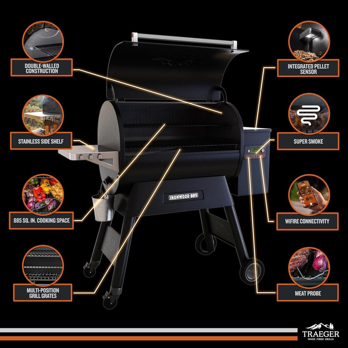 Traeger Ironwood 885 Pellet Grill