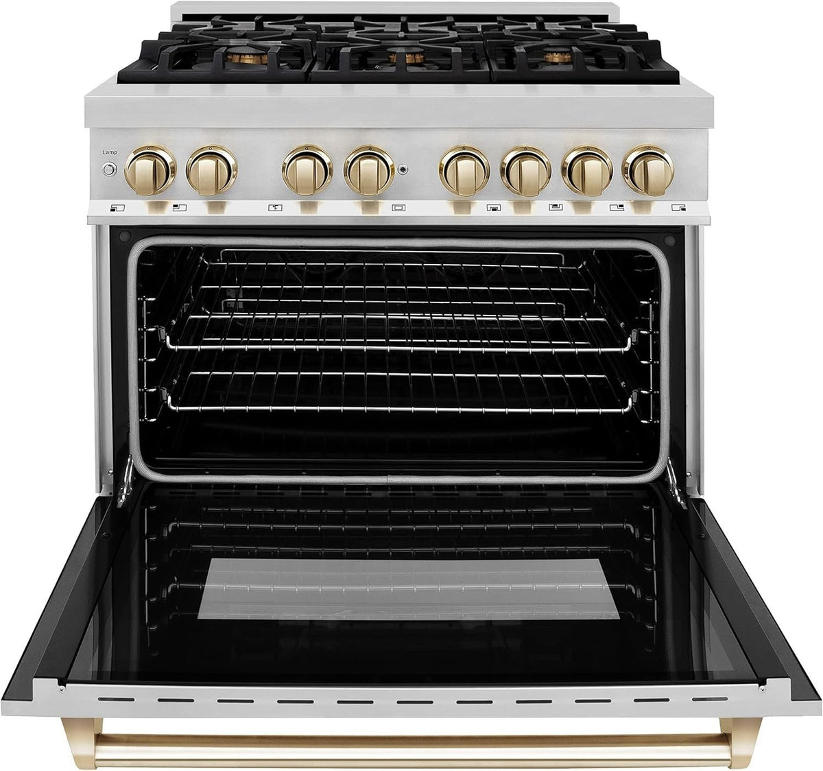 ZLINE Autograph Edition 36″ 4.6 Cu. Ft. Dual Fuel Range