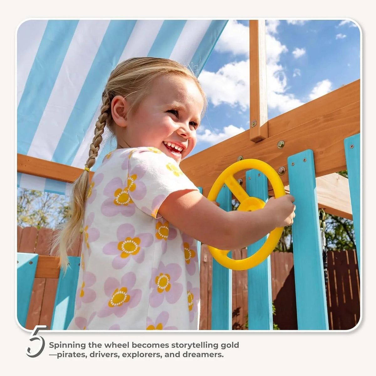 Teamson Kids Laguna Swing Set Playset