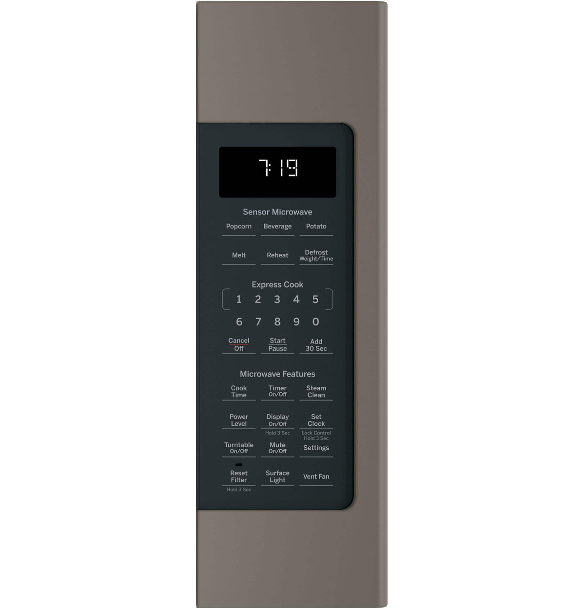 GE – 1.9 Cu. Ft. Over-the-Range Microwave with Sensor Cooking and Steam Cleaning – Slate