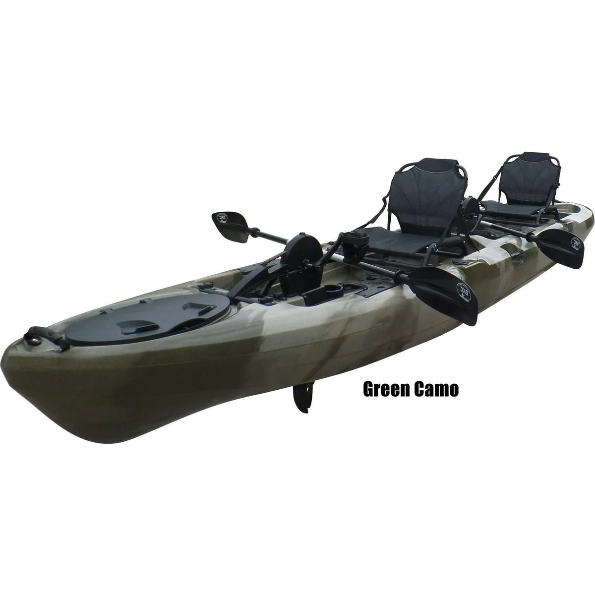 BKC PK14 14′ Tandem Sit-On-Top Pedal Drive Kayak