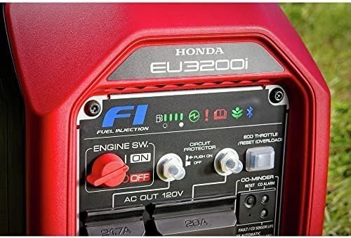 Honda 665730 EU3200IAN 3200 Watt Bluetooth Portable Inverter Generator with CO-MINDER-49-State