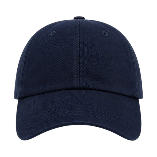 PRIOKA Classic Navy Blue Cotton Baseball Cap