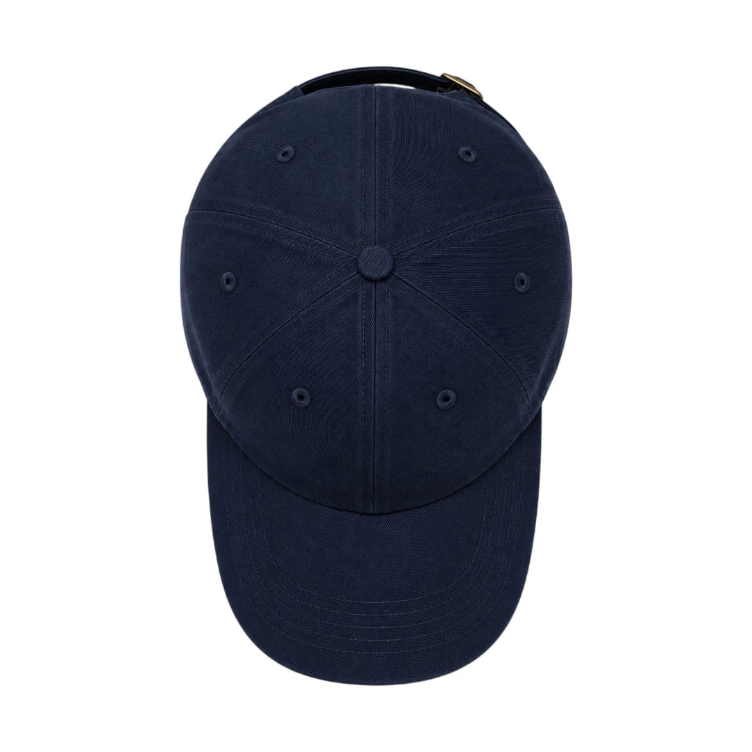 PRIOKA Classic Navy Blue Cotton Baseball Cap