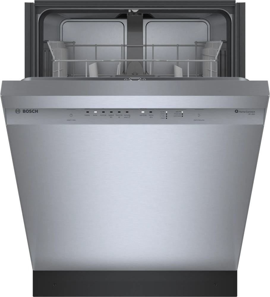 Bosch SHE41CM5N 300 Series 24″ Dishwasher 48 db – Recessed Handle, Stainless Steel